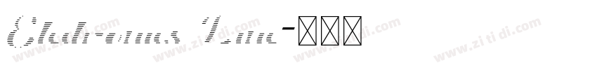 Electronics Line字体转换